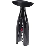 Le Creuset, Korkenzieher mit Activ-Ball, Entfernung von Weinkorken, Schwarz,...