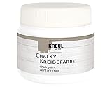 KREUL 75323 - Chalky Kreidefarbe, Snow White in 150 ml Kunststoffdose, sanft -...