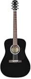 Fender CD-60 Dreadnought V3 DS Akustikgitarre, Walnussgriffbrett, Schwarz,...
