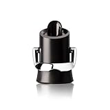 Vacu Vin Champagnerstopper & Servierer - Schwarz - 2-in-1 Stopper und...