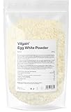 Vilgain Eiklarpulver - 500g Reines Eiweiß Pulver, Backen & Kochen, Fettfrei &...