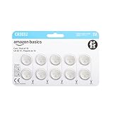 Amazon Basics CR2032 Lithium-Knopfzellenbatterie, langanhaltende Leistung, frei...