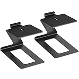 my wall Lautsprecherständer für Tischplatten – HS33-3L, 2 Lautsprecher...