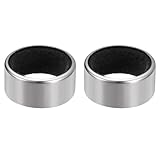 QUARKZMAN 2 Stück Weinflaschen-Halsbänder Edelstahl für Wein und Tropfringe...