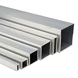 TJ Aluminium Vierkantrohr I 30 x 15 x 2 mm Länge 1000 mm I EN-AW-6060 Vierkant...