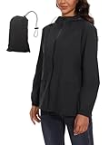 Molirex Damen Wasserdichte Faltbar Regenjacke mit Kapuze Reflektierende...