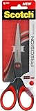 Scotch Präzisions-Büroschere mit rostfreien Stahlblättern - 18cm - Ideal für...