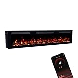 GLOW FIRE Elektrokamin Inside 182 mit realistischem 3D LED-Feuer -...