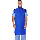 LVCHEN Bleischürze 0,5 mm pb Röntgenschutz mit Schilddrüsen-Kragen...