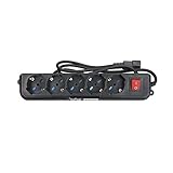 VulTech MU-UPS01 Mehrfachsteckdose für USV IEC14 mit 5 zweipoligen...