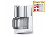 Braun PurShine KF 1500 WH Kaffeemaschine - Filterkaffeemaschine mit Glaskanne...