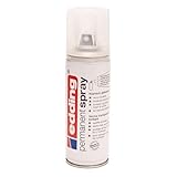 edding 5200 Permanentspray Klarlack - transparent glänzend - 200 ml - Acryllack...