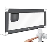 KESSER® Bettgitter 200cm Bettschutzgitter Kinderbettgitter für Kinder...