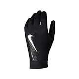 Nike Unisex Soccer Gloves Academy Therma-Fit, Black/Black/White, DQ6071-010, M