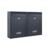 Zedelmaier Mehrfamilienhaus personalisiert 2er Briefkastensysteme...