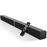 HoYLluDLL 2.0 Kanal Soundbar für Fernseher, 32 Zoll Teilbare 2-in-1-Soundbar...