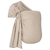 Hoppediz Ring-Sling, Baby-Tragetuch ab Geburt, 100% kbA-Baumwolle, Design Djerba