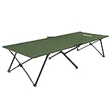 SONGMICS Feldbett, klappbar, Campingbett, Gästebett, Metallrahmen, 206 x 75 x...