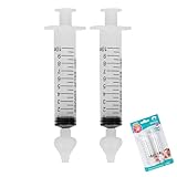 2 Stück Baby Nasendusche, Wiederverwendbare Nasenreiniger, 10ml Nasenspülung...