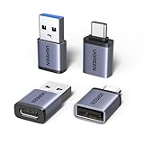 UGREEN USB C Adapter 10Gbps 4 Stück, USB auf Typ C 3.2 Adapter (2 Pack) & Typ C...