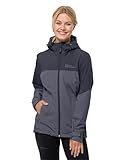 Jack Wolfskin Damen Weiltal 2l Jkt Wetterschutzjacke, Dolphin, S EU