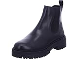 MARCO TOZZI Damen Chelsea Boots aus Leder mit Reißverschluss, Schwarz (Black),...