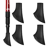 4 Stück Nordic Walking Stöcke Gummipuffer - Nordic Walking Pads Gummipuffer...