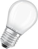 Osram LED Base Classic P Lampe, Sockel: E27, Warm White, 2700 K, 4 W, Ersatz...