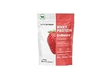 Whey Protein - Erdbeere 1 kg - Produziert in Deutschland aus regionaler Milch -...