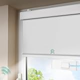DENFOON Solar Elektrische Rollos Innen,Thermorollo Klemmfix ohne Bohren & mit...