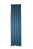 Homing blickdichter Akustik Verdunkelungsvorhang Uni Gardine Petrol Vorhang...