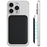 LYQNIHOB 1 Stk, Magnetisches Handy Wallet aus veganem Leder, mit rutschfestem...