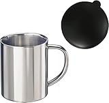 Laser Tattoo - Edelstahlbecher Campingtasse Reisebecher 0,3l doppelwandig Thermo...