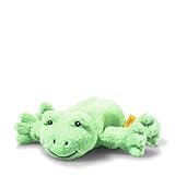 Steiff Cappy Frosch hellgrün 20 cm, Soft Cuddly Friends, Kuscheltier Frosch,...