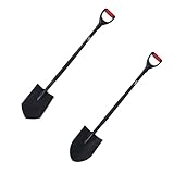 siwitec Set: 1 x Gartenspaten spitz SG-210 für Harte, steinige Böden + 1 x...