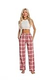 JTPW Women's 100% Cotton Super Soft Flannel Pajama/Lounge Bottoms with Pockets,...