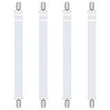 iCovalescent 4 Stück Bettlakenspanner Verstellbar, Lakenspanner mit...