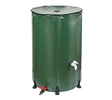 WESTMANN Faltbare Regentonne | 250 Liter Grün | Regenwassertank & Regenfass zum...