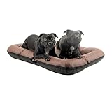 4L Textil Ella Hundebett mittelgroße Hunde Kunstleder Wasserfestes Hundebett...