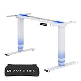FLEXISPOT Höhenverstellbarer Schreibtisch Elektrisch Tischgestell mit 2 starken...