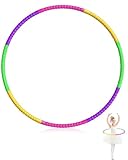 BPTRKOM 8 Abschnitte Fitness Hula Hoop - Reifen Kinder Einstellbares Gewicht...