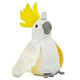Kögler 75996 - Labertier Kakadu Lucky, ca. 24 cm groß, nachsprechende...