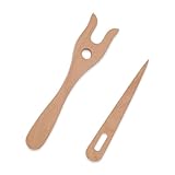 1 Satz Strickwerkzeuge Aus Holz, Strickwerkzeug-Zubehör, Kinder-Strickgabel,...