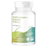 Kiefernrinden-Extrakt 500mg - 120 Tabletten ! 4-MONATS-VORRAT ! vegan -...