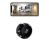 qoiq Mini Kamera 1080P Full HD WLAN Überwachungskamera innen Live Übertragung...