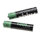 vhbw 2X Akku kompatibel mit AVM Fritz!Dect 200 Mini schnurlos Festnetz Telefon...