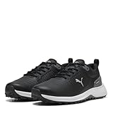PUMA Herren Fusion Plus SL Golfschuh, Black White, 43 EU