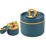 Kleemeiero Thermobehälter für Essen 650ml Thermobehälter für Speisen...
