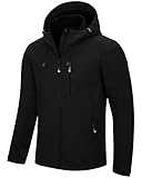33,000ft Herren Softshelljacke Wasserdichte Winddichte Funktionsjacke...
