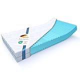 MSS e.K. Wendematratze Aqua Deluxe H5/H6 | RG40 | Höhe ca. 21 cm (Kernhöhe 19...